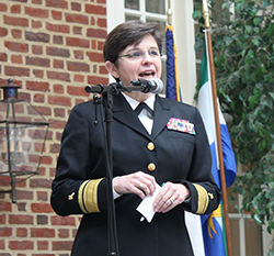 Rear Admiral Margaret Kibben. 