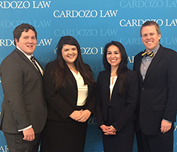 Price Media Law Moot Court Team. Photo courtesy of Christy Hurst.