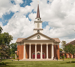 Regent University's beautiful chapel in Virginia Beach.