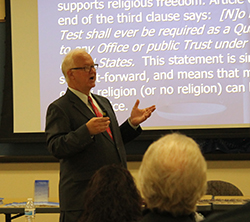 Regent University School of Law associate professor, Dr. Jim Davids.