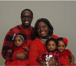 Christina, Carson, and Courtney along with husband Daniel and student Lakeya Stewart.