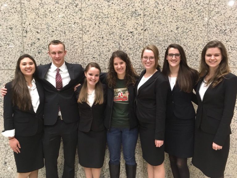 Regent University's undergraduate moot court team.