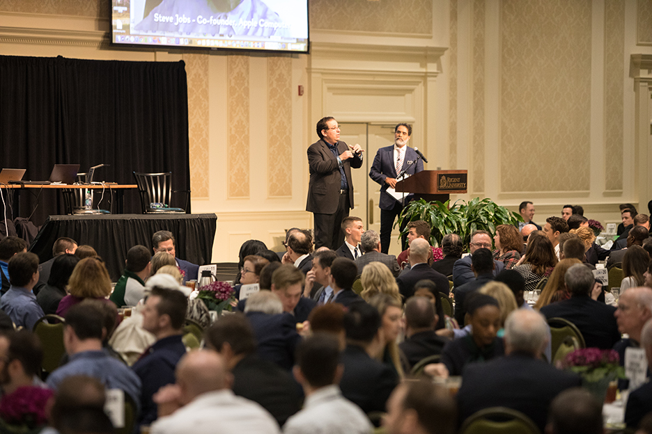 Kevin Mitnick, CEO of Mitnick Security Consulting and chief hacking officer of KnowBe4, at Regent University’s Executive Leadership Series.