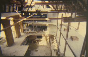 Regent University Library's lobby under construction.