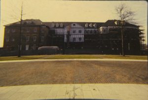 The nearly finished Robertson Hall.