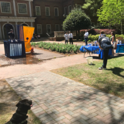 Regent University's law school students put the “fun” back in fundraising at their annual Dunk-a-Dean.