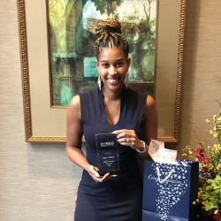 Regent's law school student Regina Williams received SHRBA's Student Member of the Year Award.