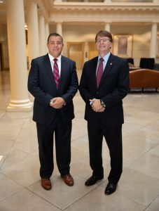 Assoc. Professor Brad Lingo & Dean Mark Martin, Regent Law