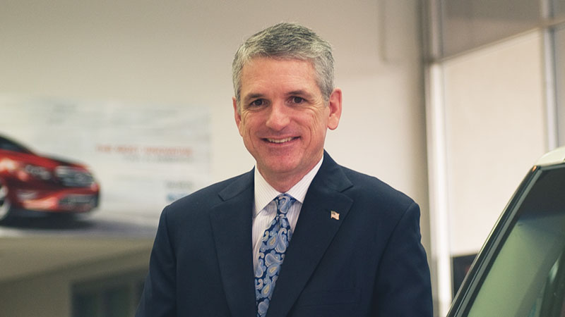 Regent University's notable alumnus Scott Rigell. 