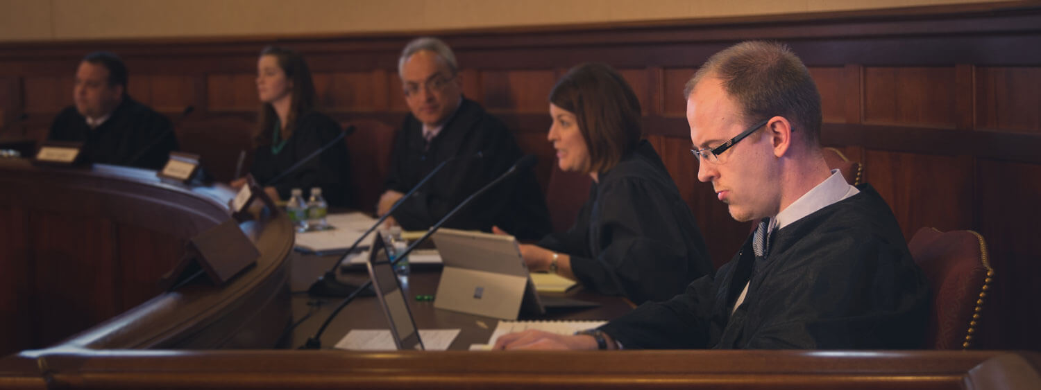 Moot courts at Regent University's School of Law prepare students for court proceedings.