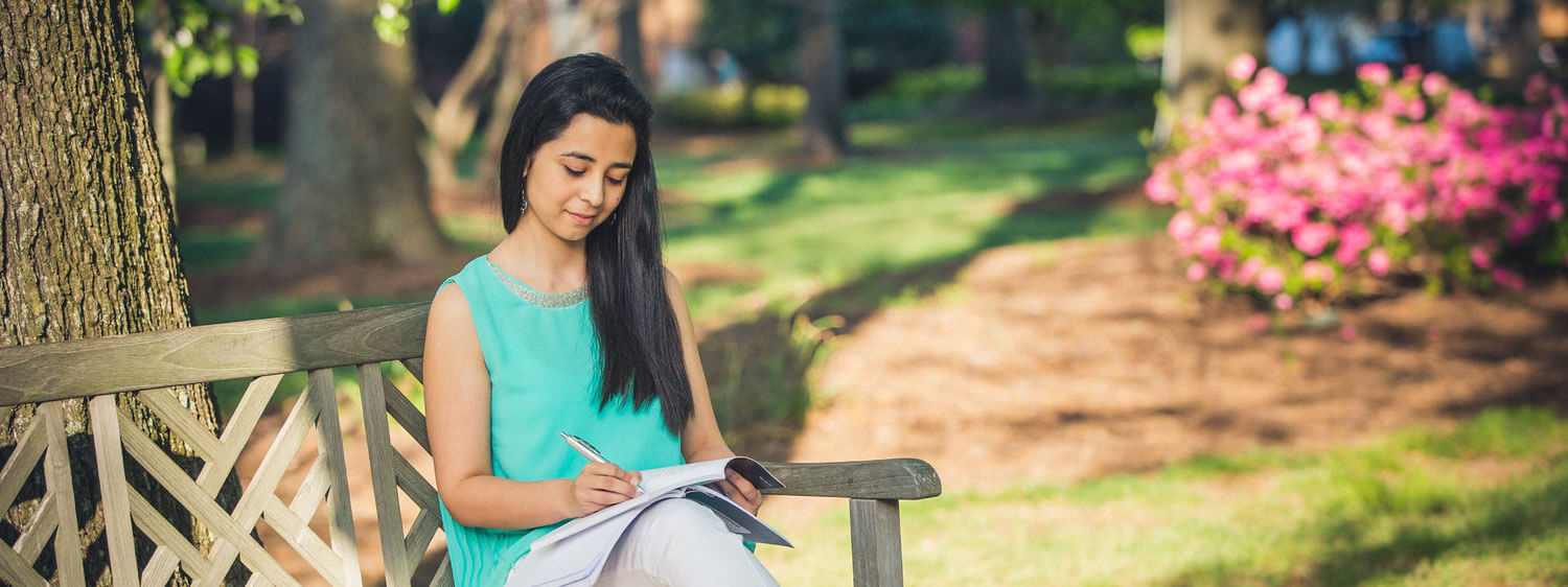 An international student at Regent University, Virginia Beach.