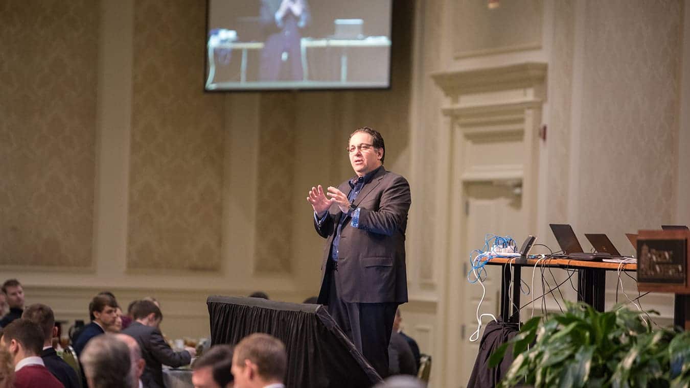 Kevin Mitnick at Regent University’s Executive Leadership Series.