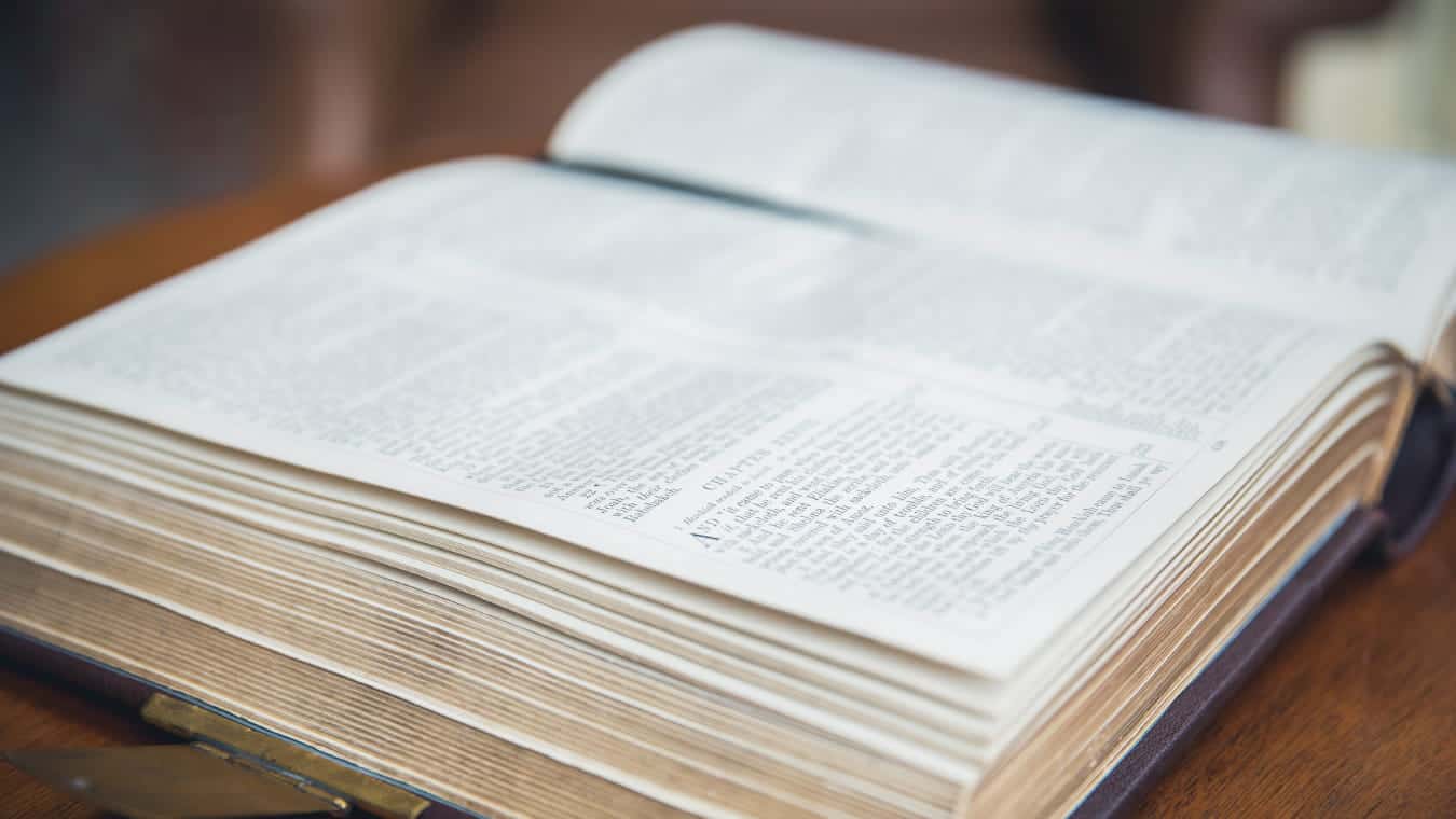 An open Bible: Explore the PhD in Theology online program at Regent University.