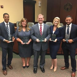 Regent University School of Law’s trial won the 2018 Stetson Pretrial Championships.