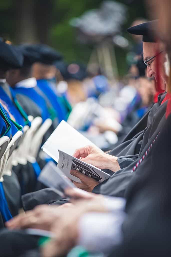 Graduates at Regent University’s 39th Commencement ceremony in Virginia Beach, VA 23464.