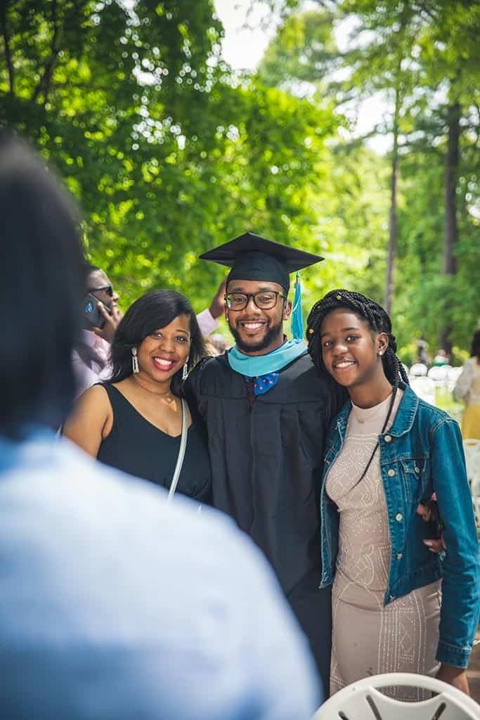 Celebrating family during Regent University’s beautiful commencement ceremony.