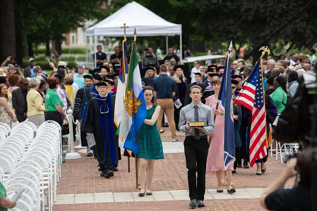 Regent University’s beautiful 2019 commencement ceremony.