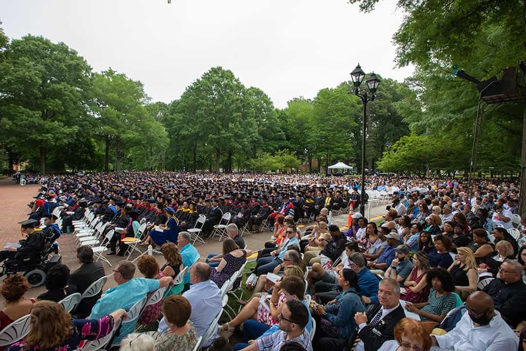 Regent’s beautiful commencement ceremony held on campus in Virginia Beach, VA 23464.