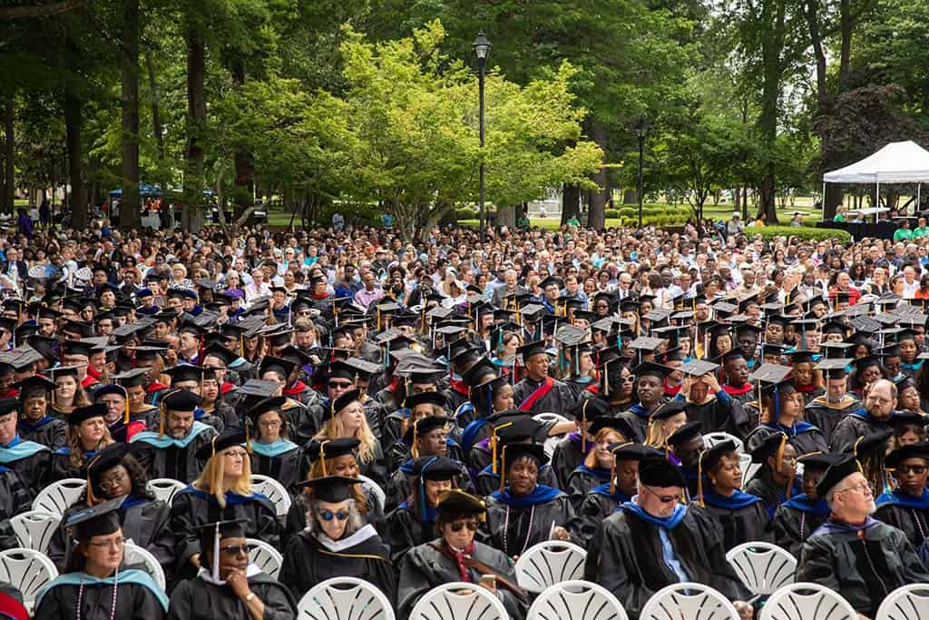 Regent University’s 2019 commencement ceremony.