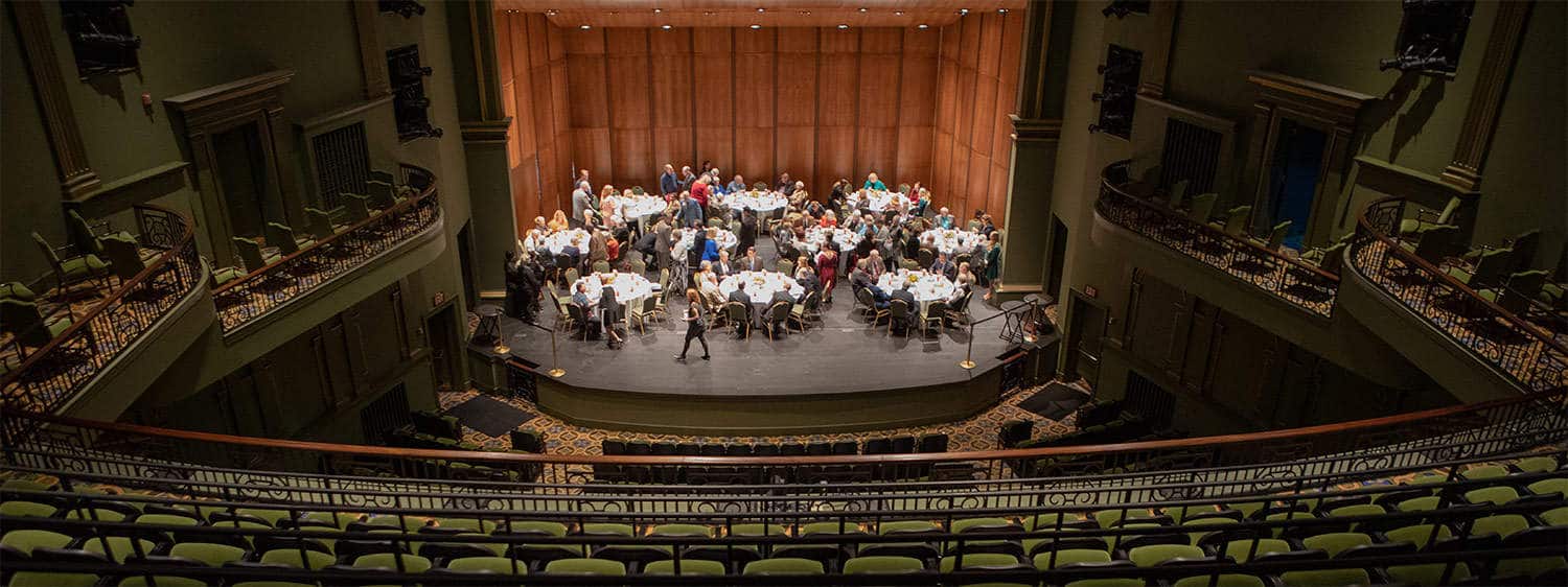 Regent held a special dedication ceremony for its theatre renamed in honor of Dede Robertson.