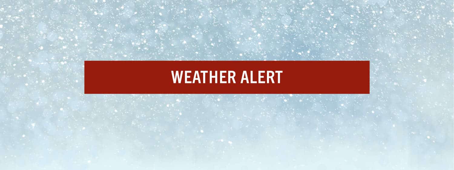 Due to inclement weather, Regent University, Virginia Beach, will be closed on Friday, February 21, 2020.