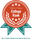 Regent University ranked #6 of the 20 best online masters in human services degree programs | CollegeRank.net