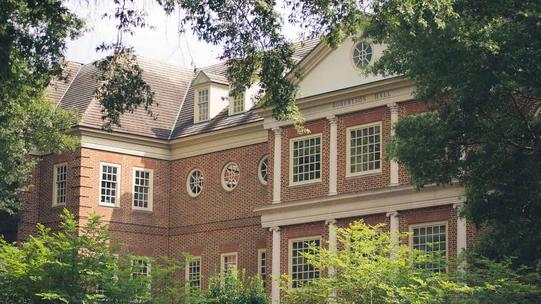 Robertson Hall, which houses the Regent law school in Virginia Beach, VA 23464.