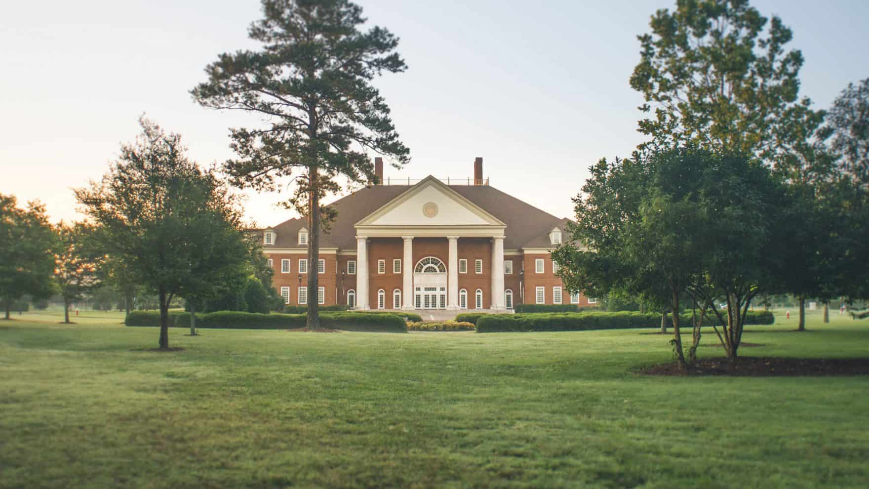 Regent University's beautiful Communication Building, located in Virginia Beach, VA 23464.