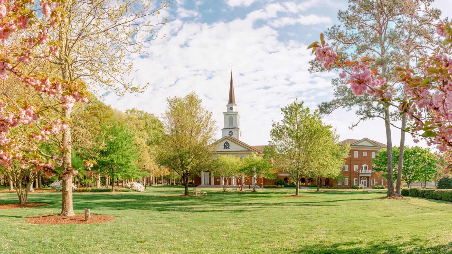 Regent University's beautiful campus in Virginia Beach, VA 23464.