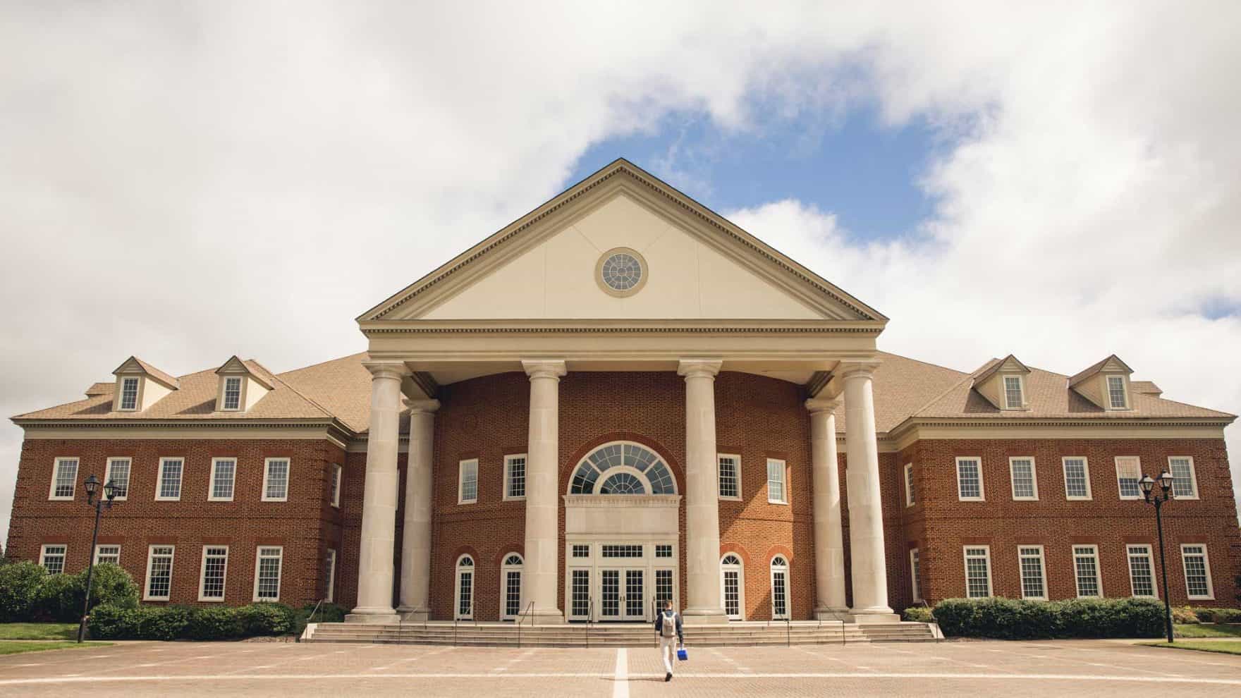 The Communication Building of Regent, a university that was ranked the number one safest college in Virginia.