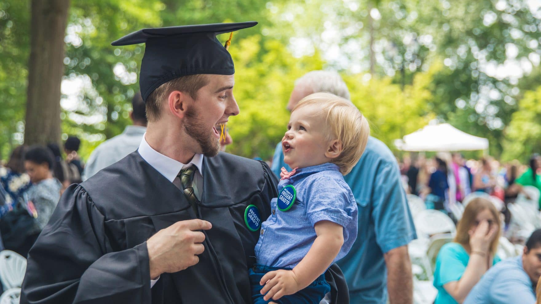 Regent graduate and son in Virginia Beach