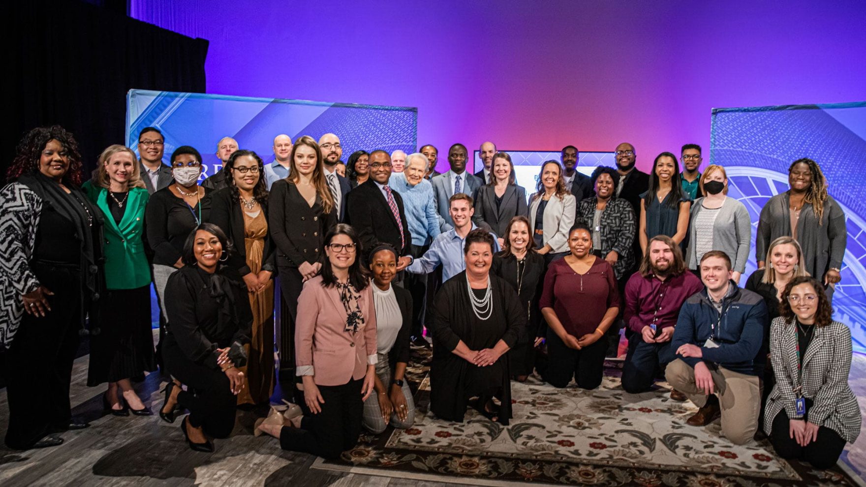 Chancellor's Forum with Dr. Pat Robertson and students of the School of Business & Leadership of Regent, a Christian university in Virginia.