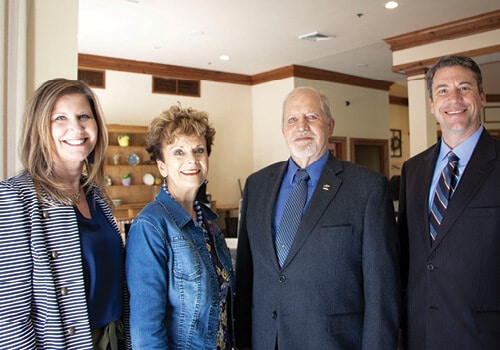 Directors of Advancement at Regent University: Patricia Poldo and Melinda Gibson
with Al Preisser and CAS Dean Josh McMullen