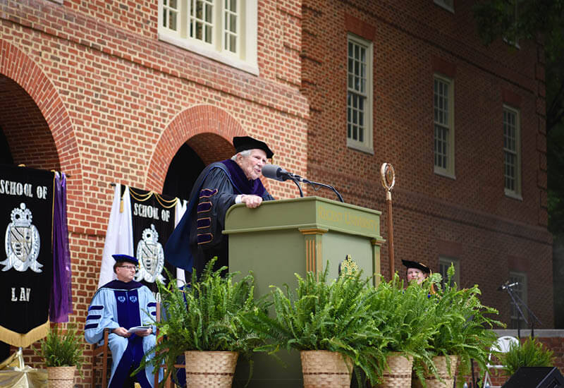 Regent University 2022 Commencement Ceremony in Virginia Beach, Virginia.