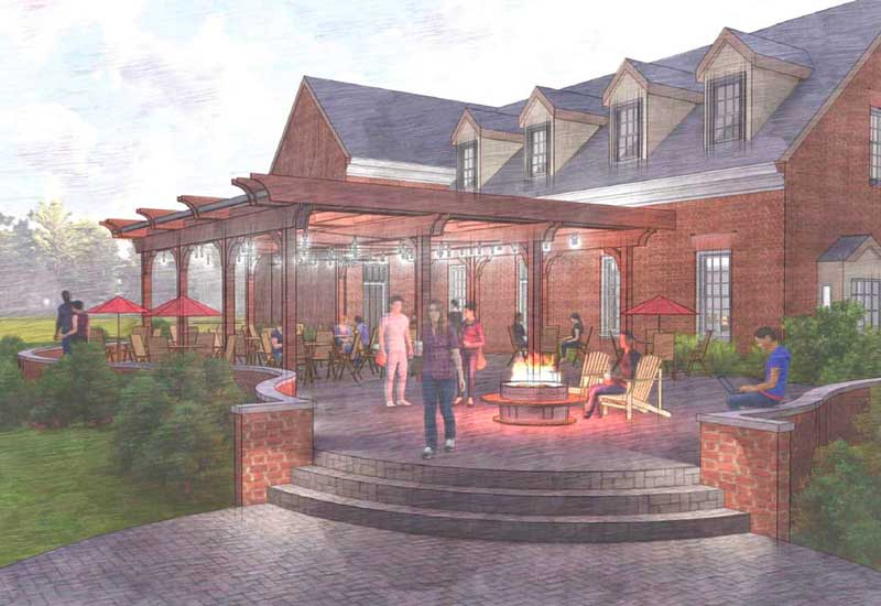 Dede Robertson Student Center Patio Expansion