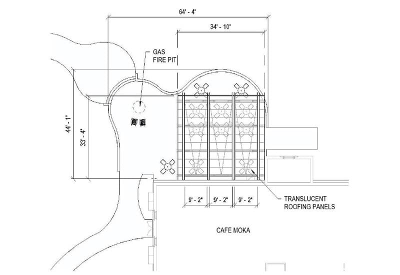 Dede Robertson Student Center Patio Expansion