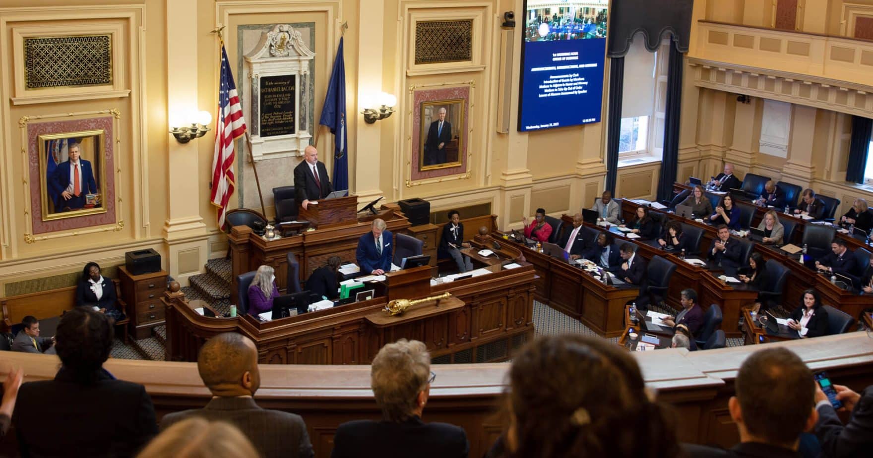 Virginia General Assembly in Richmond, Virginia.