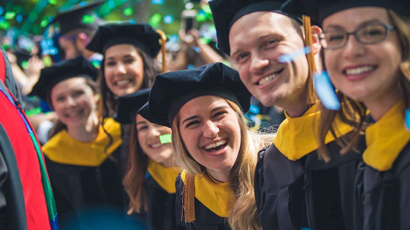 Graduates of Regent University's Psy.D. program, a combined master's and doctorate program.