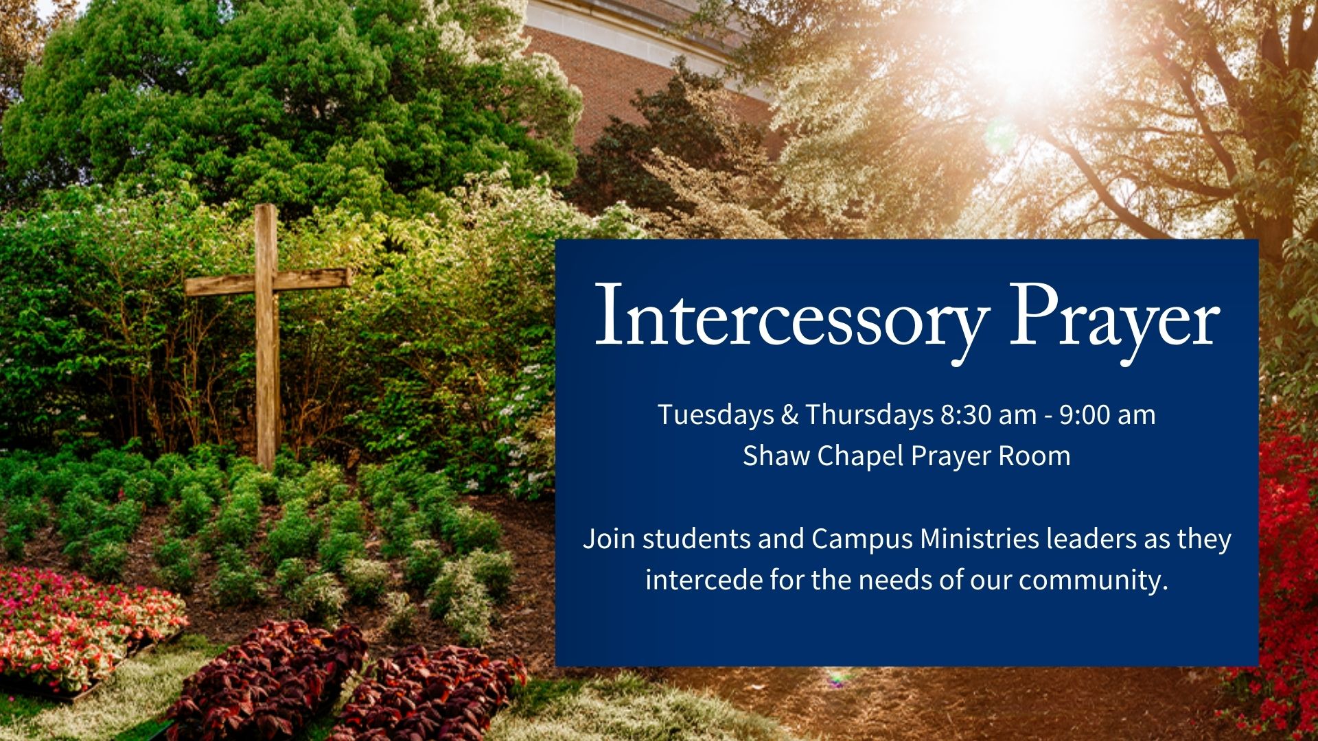 Intercessory Prayer