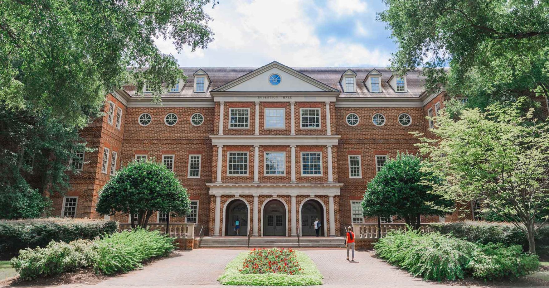 Outside view of Regent's Law School which has been ranked among the best law schools in the US.